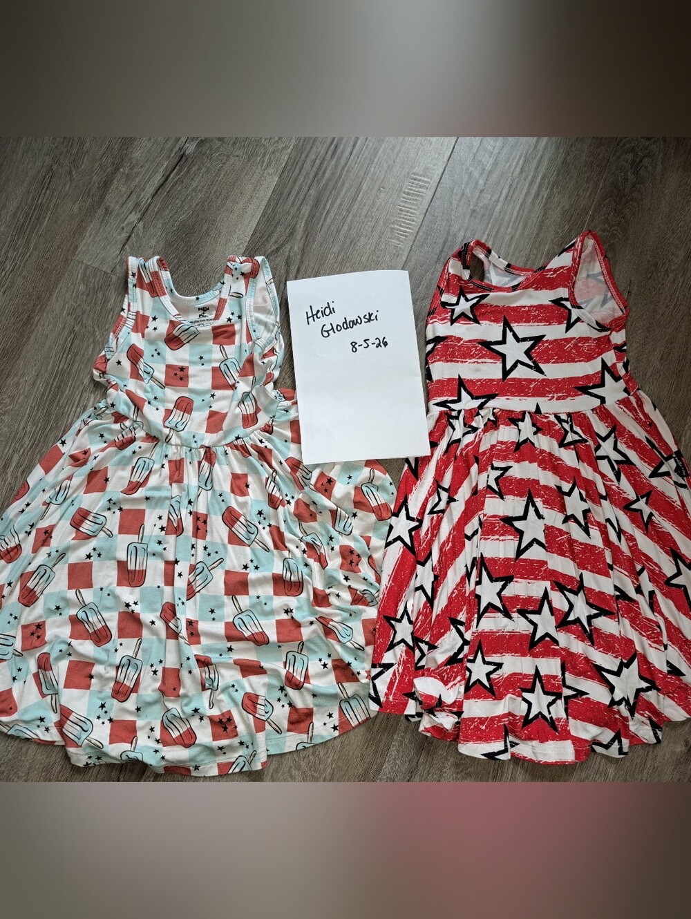 Bamboo 3/4T dresses